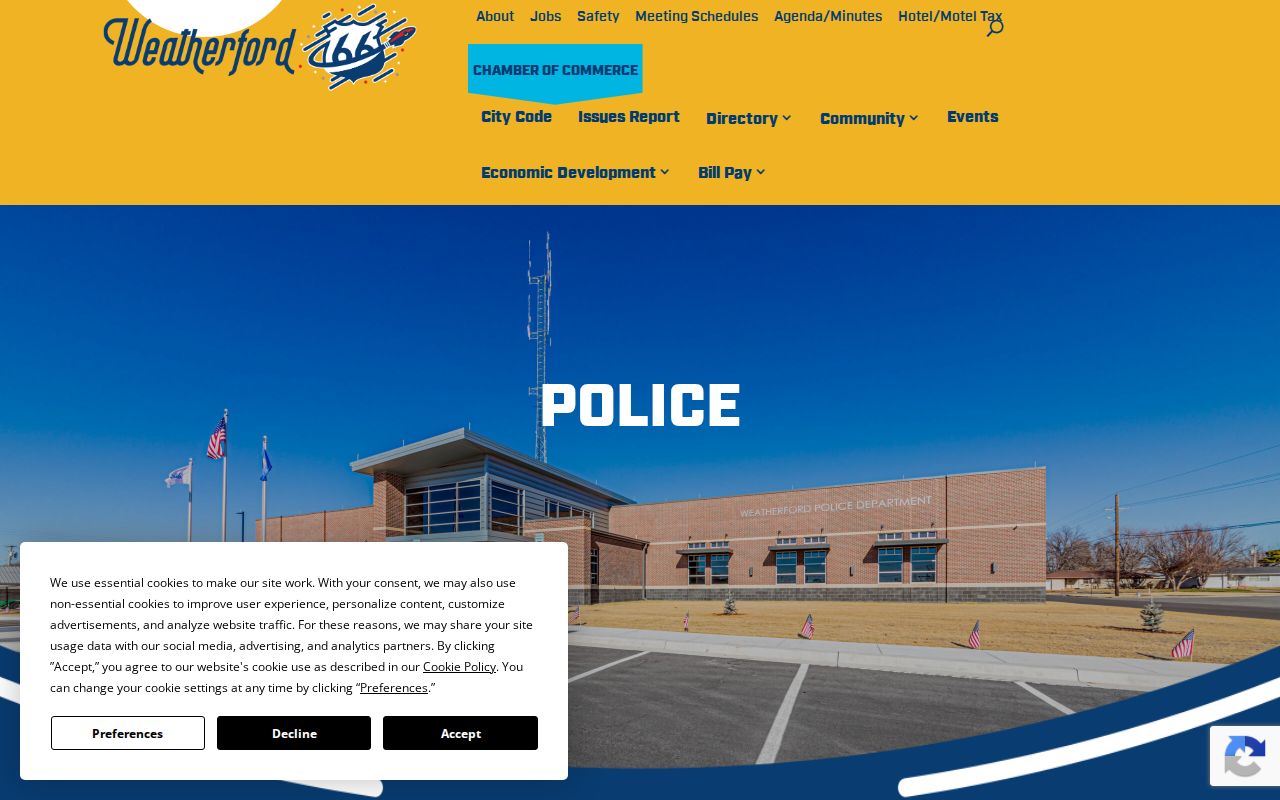Weatherford warrant records police and municipal court route