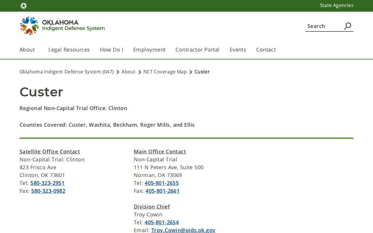 Hydro warrant records Custer County public office fallback